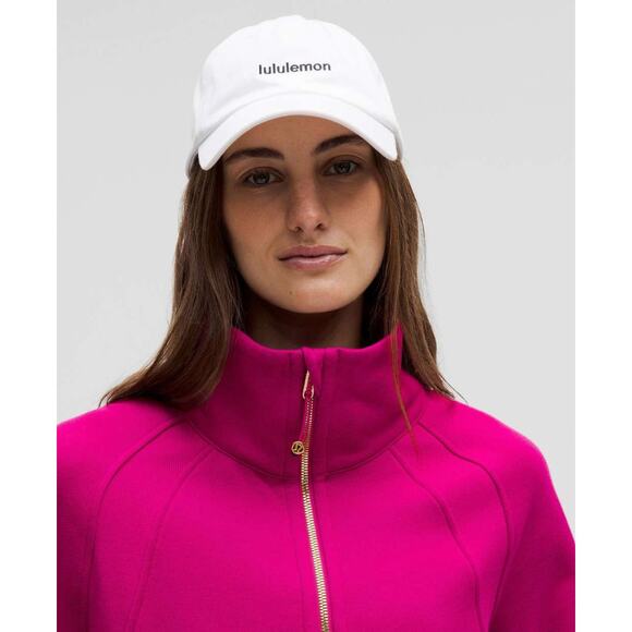 Lululemon Scuba Oversized Funnel-Neck Half Zip Rip Raspberry / Gold Zipper XS/S - Picture 3 of 3